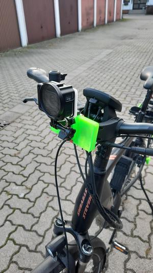 GOPRO connection to KlickFix handlebar bag mount