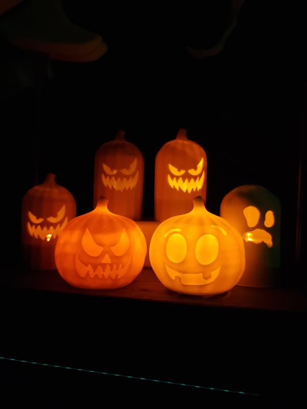 Halloween Pumpkin LED Tealight