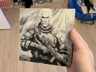 Geralt of Ukrainian Armed Forces (Photoprint)