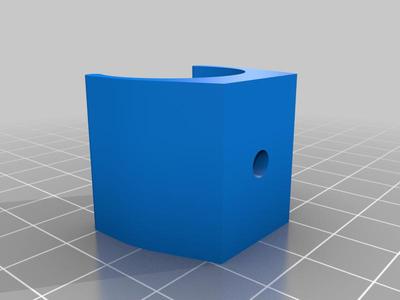 24mm tourch mount for cave diving helmet