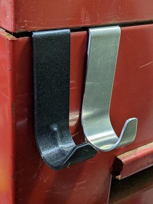 Coat Hook for Toolbox, Wire Rack, Etc.