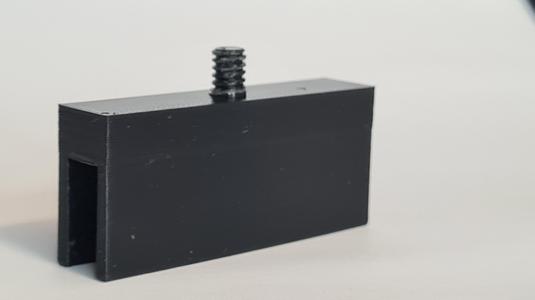 Camera clamp mount with 1/4 inch screw