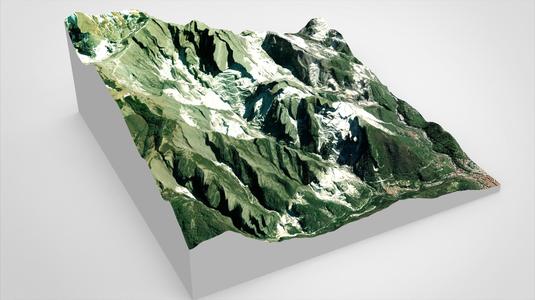 Mountain landscape Monte Borla Italy