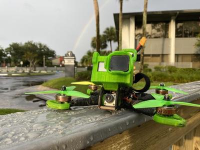 Rotor Riot Ledrib Skyeliner HD Hero 5,6,7 mount with Bumper Protection