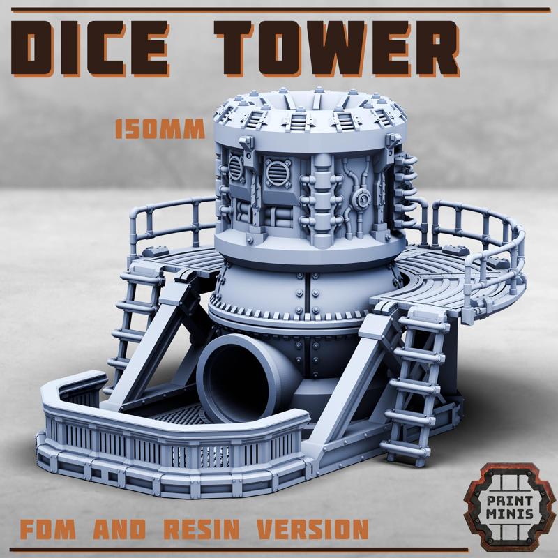 Industrial Dice Tower