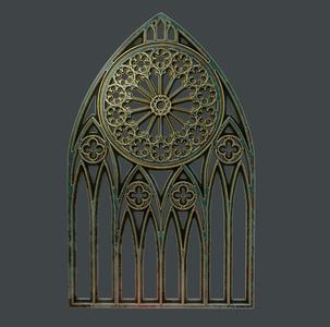 Gothic Tracery Window