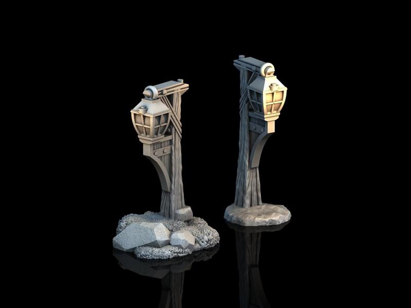 Lanterns - Medieval Town Set