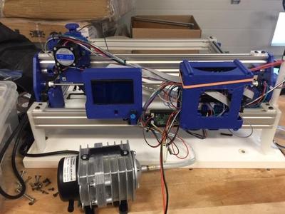 Laser engraver Air assist - V slot wheels, 500mm, RAMPS 1.6+ RE-Arm