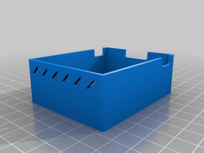 LM2596 + 1CH Relay Case with Extrusion Rail