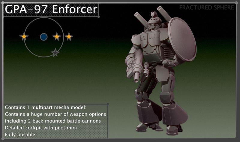 Fractured Sphere - E.S.U.F. GPA-97 Enforcer