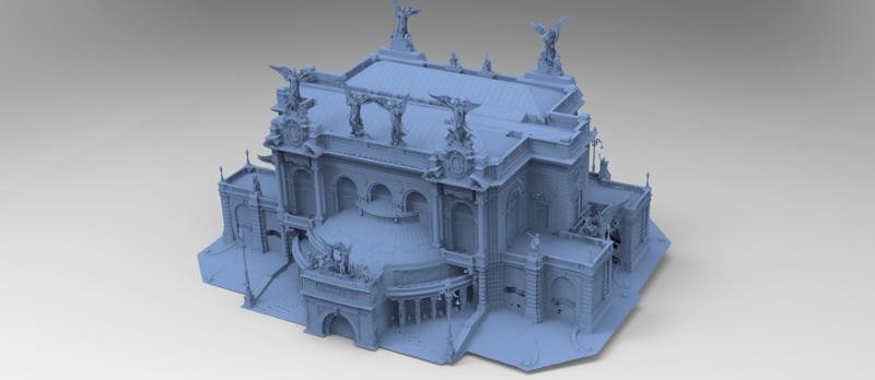 Final fantasy street exterior