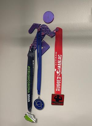 Runner Medal Wall Mount