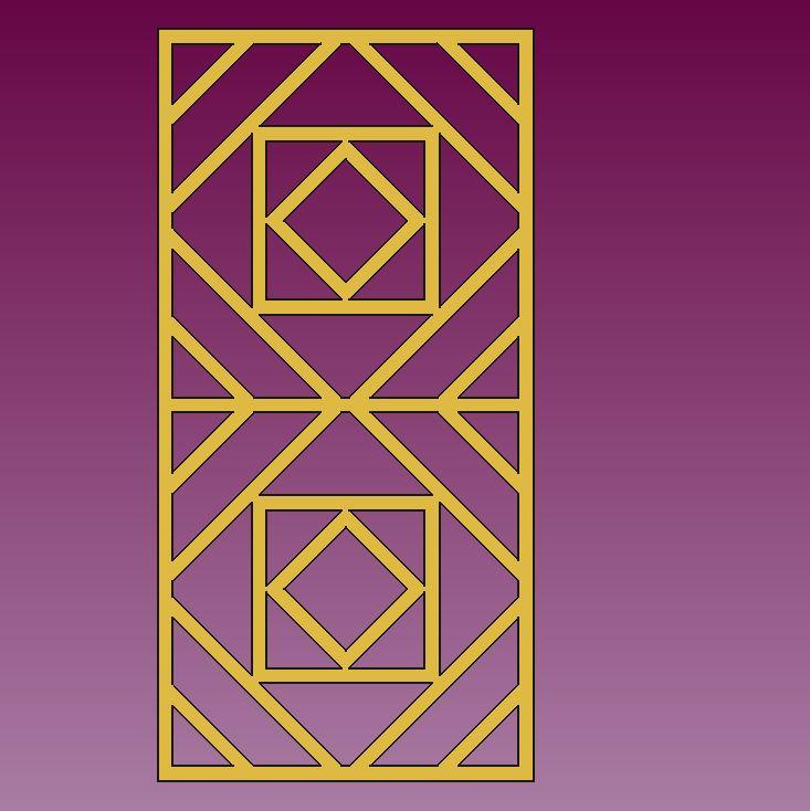 fence pattern Diagonal Square