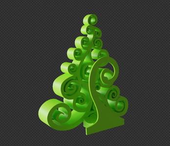 Festive Napkin Holder addon to Fixumdude's Swirly Tree