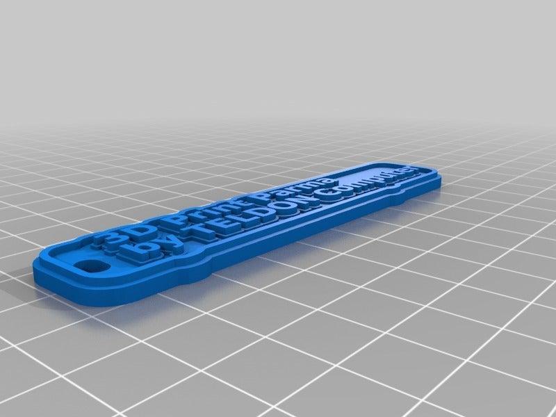 3D Print Parma Tag or Keychain