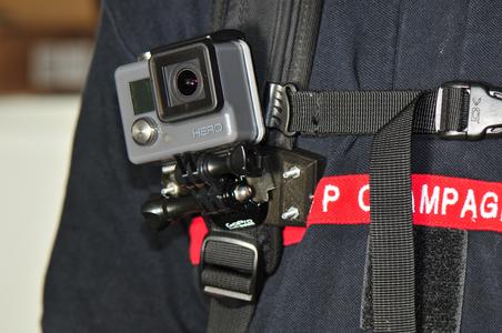 Go Pro mount for backpack