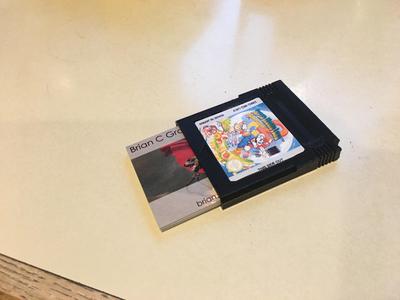Gameboy Cartridge Business Card Holder