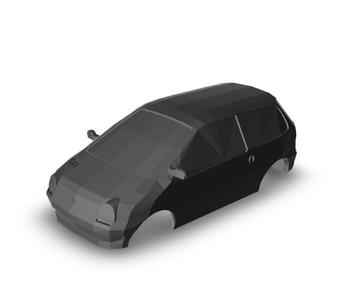 Twongi (modified wheelbase) - Turbo Racing Body Shell 1:76 (MINI)
