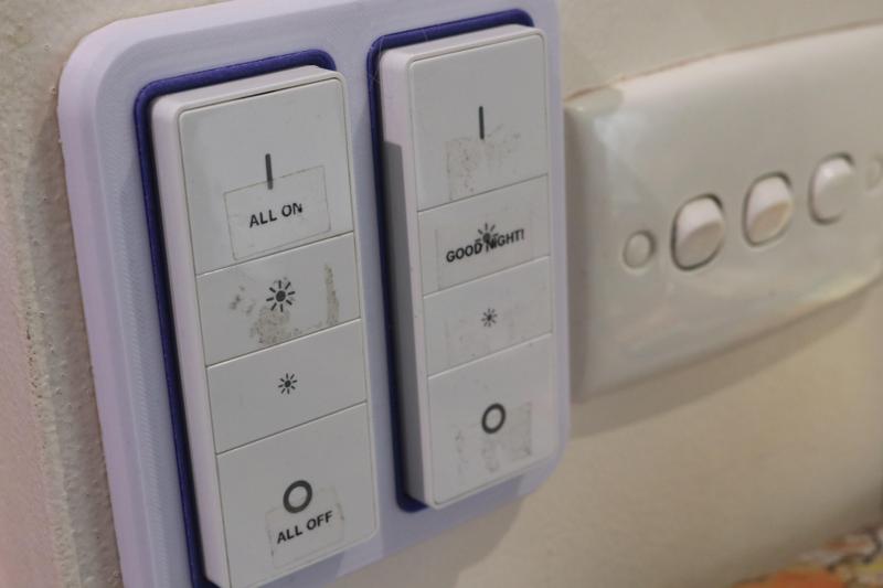 Philips Hue 2 gang switch holder