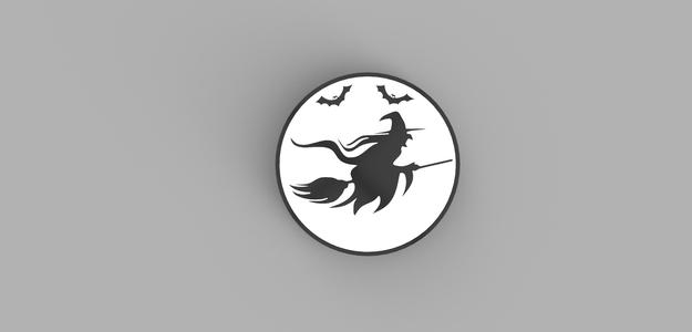LED Witch Lamp