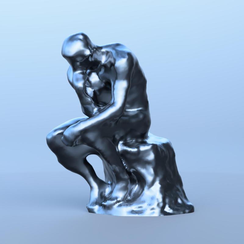 High detail The Thinker /w no base