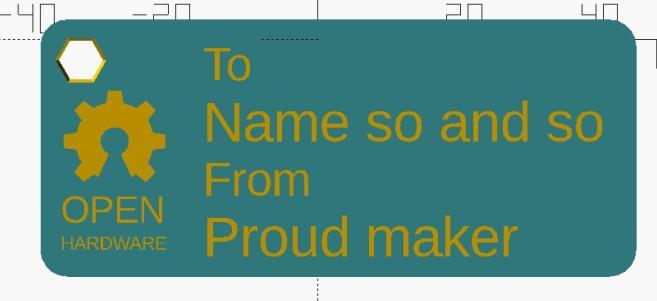 christmas present tag