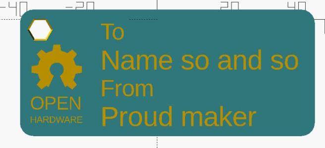 christmas present tag