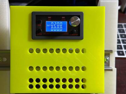 Din rail mount for a Stepper Motor Driver and Controller module