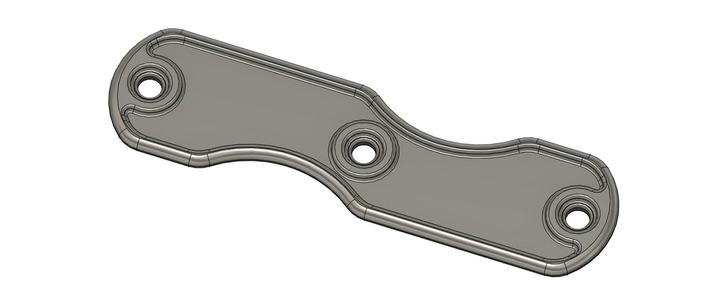 Folding Key Holder with inlay