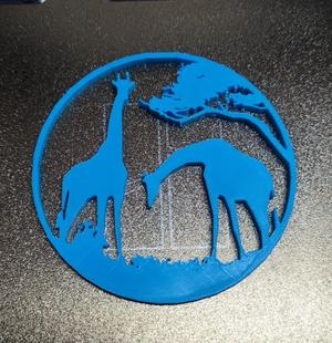 wall art giraffe