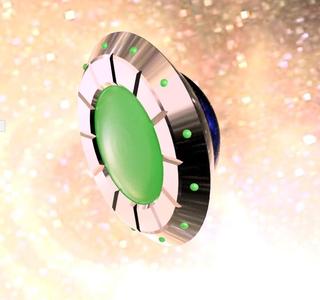 AIRTAG KEYCHAIN UFO
