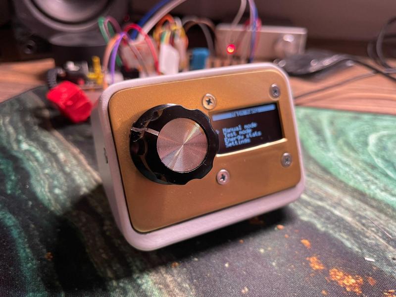Generic housing for 1.3" OLED and rotary encoder