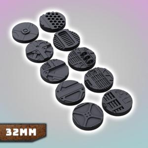 Factory Industrial Bases 32mm