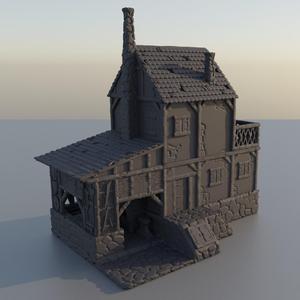 Old Blacksmith 25 mm Tabletop Terrain