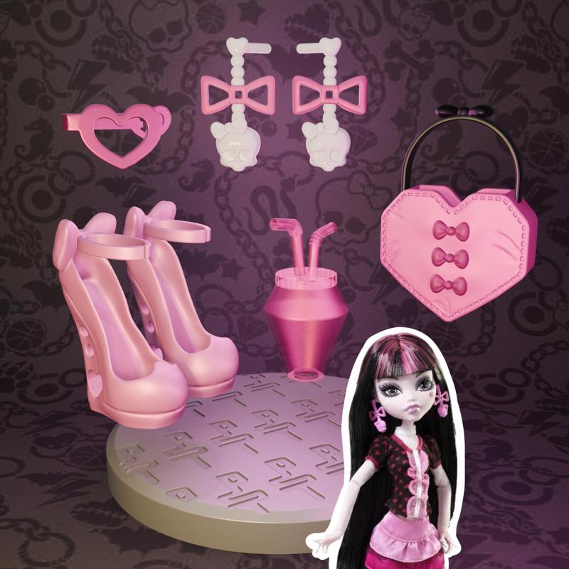 Monster High Killer Style/Day at The Maul Draculaura doll set replacement