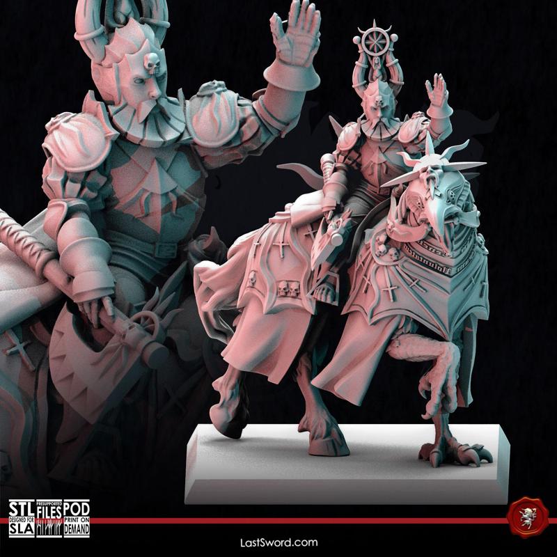 Grand Master of the Sun Knights on Hippogriph