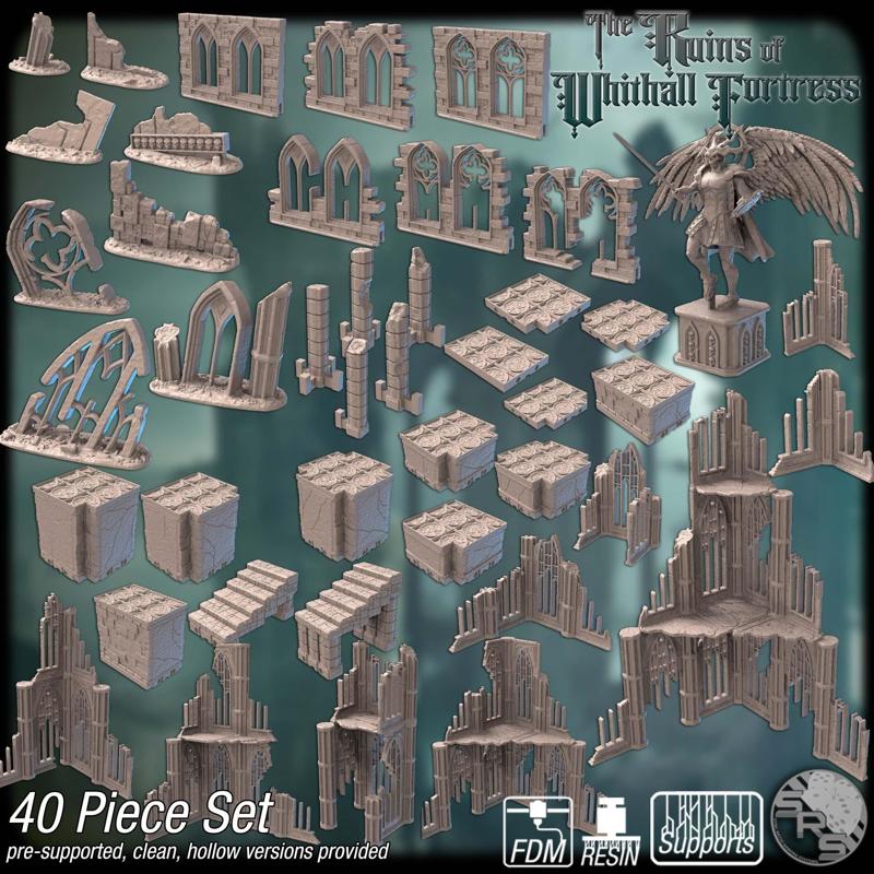 Gothic Ruins Terrain Set