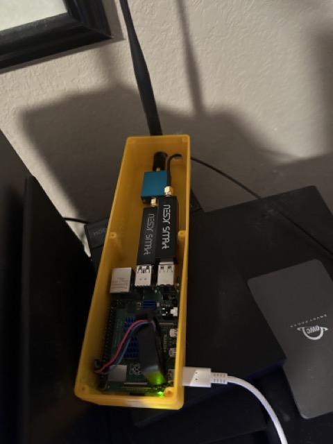 Dual 980/1090 ADSB Receiver case with Fan Support