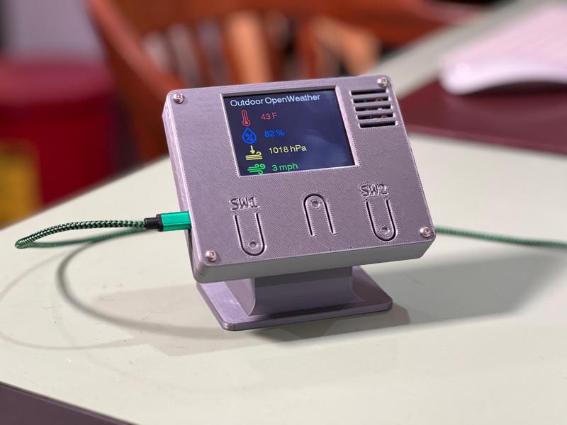 HackerBox #0087 - Weather Station Stand