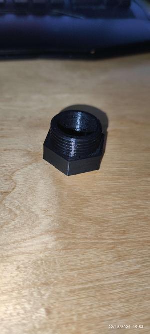DN25 Fire Hose Cabinet (M24x2) to 3/4 BSP (20x27) adapter