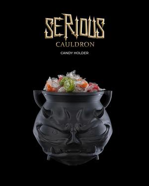 Serious Cauldron Candy Holder