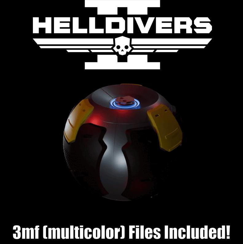 Stratagem Ball / 3mf 3d print Military Fun Prop Replica Cosplay Decorative
