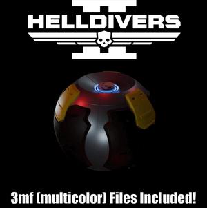 Stratagem Ball / 3mf 3d print Military Fun Prop Replica Cosplay Decorative