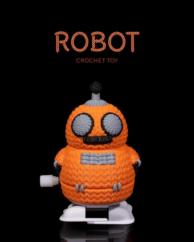 Robot Crochet Toy