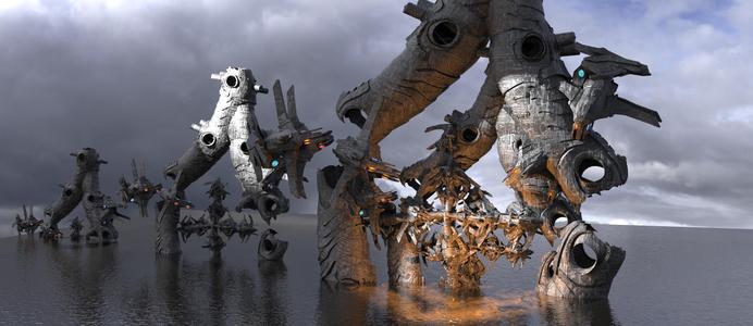 Transformers mech towers collection