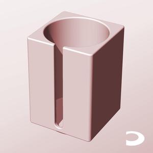 CS68-105-S Slotted Modular Stacking Storage Boxes | Printable Objects - Infinite Containers | stl file for 3d printing