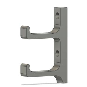 Extra Durable Wall Double Hook (Smoothed)