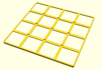 Gridfinity Thin base with magnets