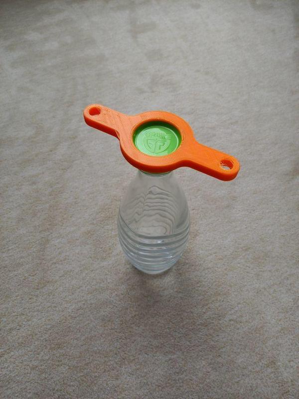 Öffner für farbige SodaStream Kappen (opener for SodaStream bottle)