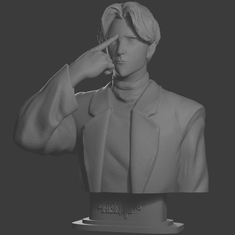 JOHAN LIEBHEART FAN ART - MONSTER - Bust